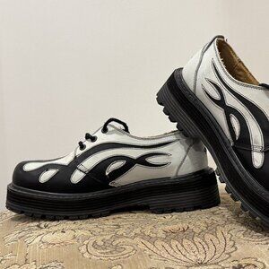 9.5 RARE 90s flame creeper shoes with hidden storage (covered by the insole)